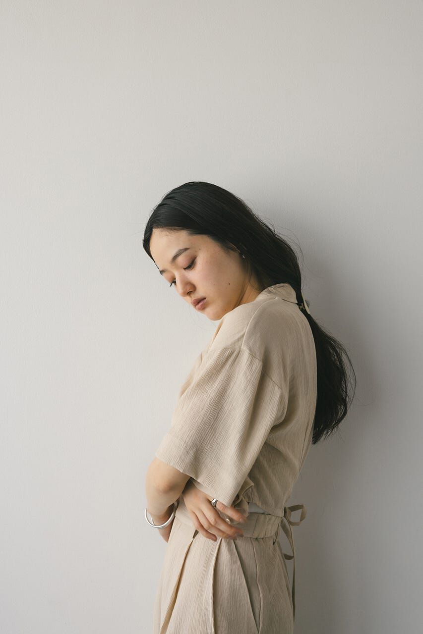 STYLEMIXER「バックオープンワッシャーシャツ」|シャツ・ブラウス|