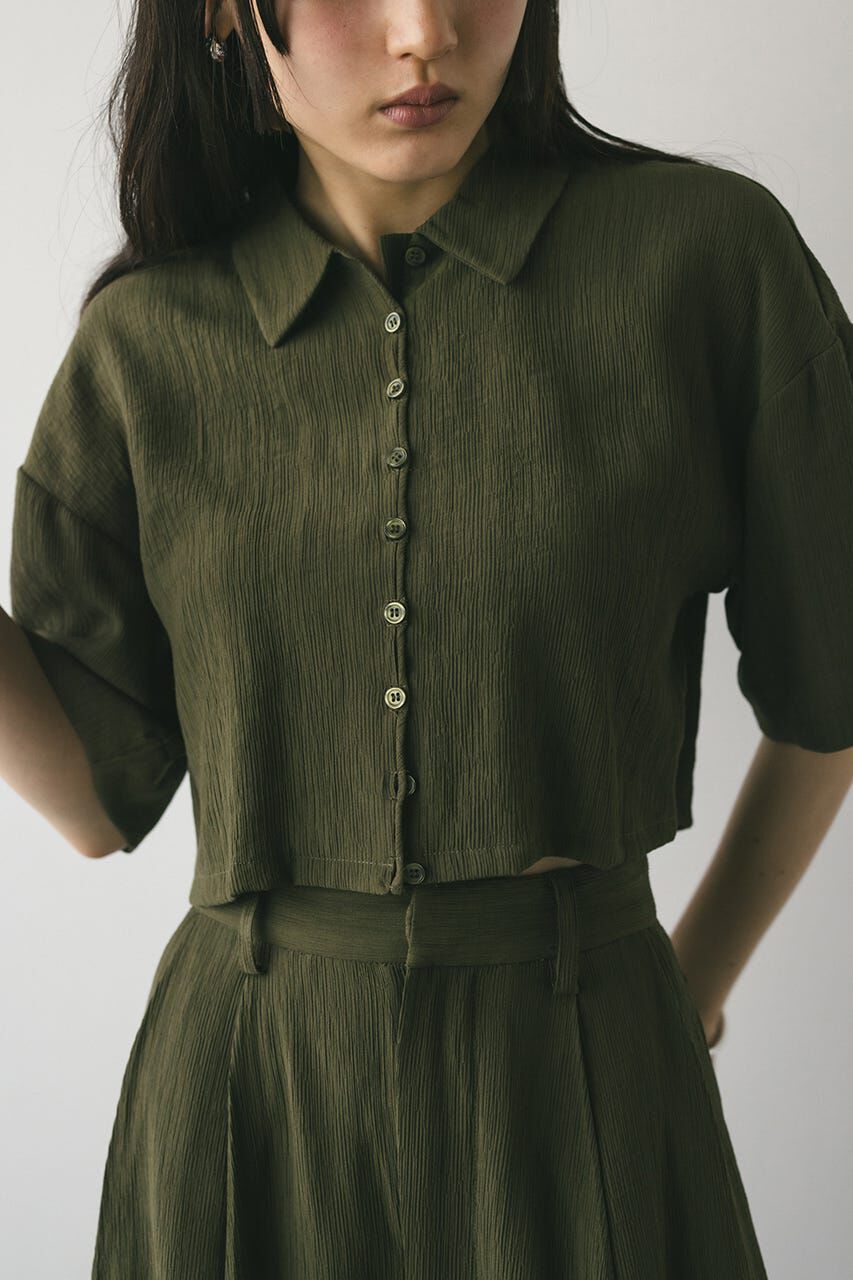 STYLEMIXER「バックオープンワッシャーシャツ」|シャツ・ブラウス|KHA