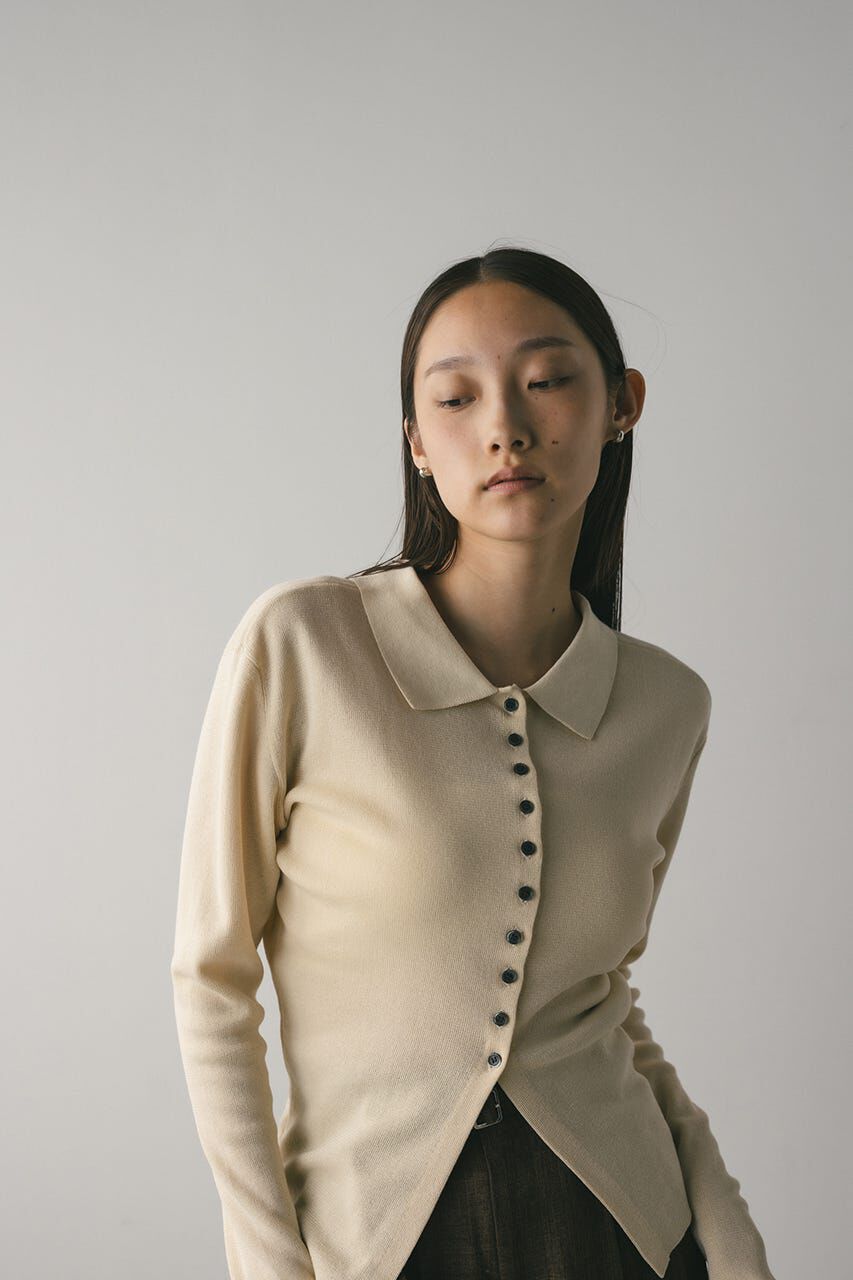 STYLEMIXER「2WAYカラーニットポロ」|ニット・セーター|