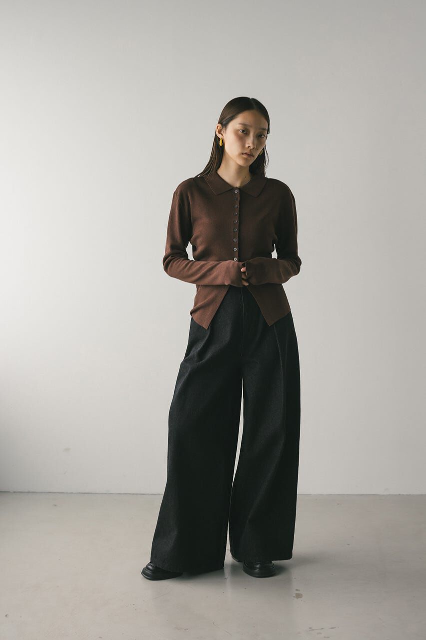 STYLEMIXER「2WAYカラーニットポロ」|ニット・セーター|