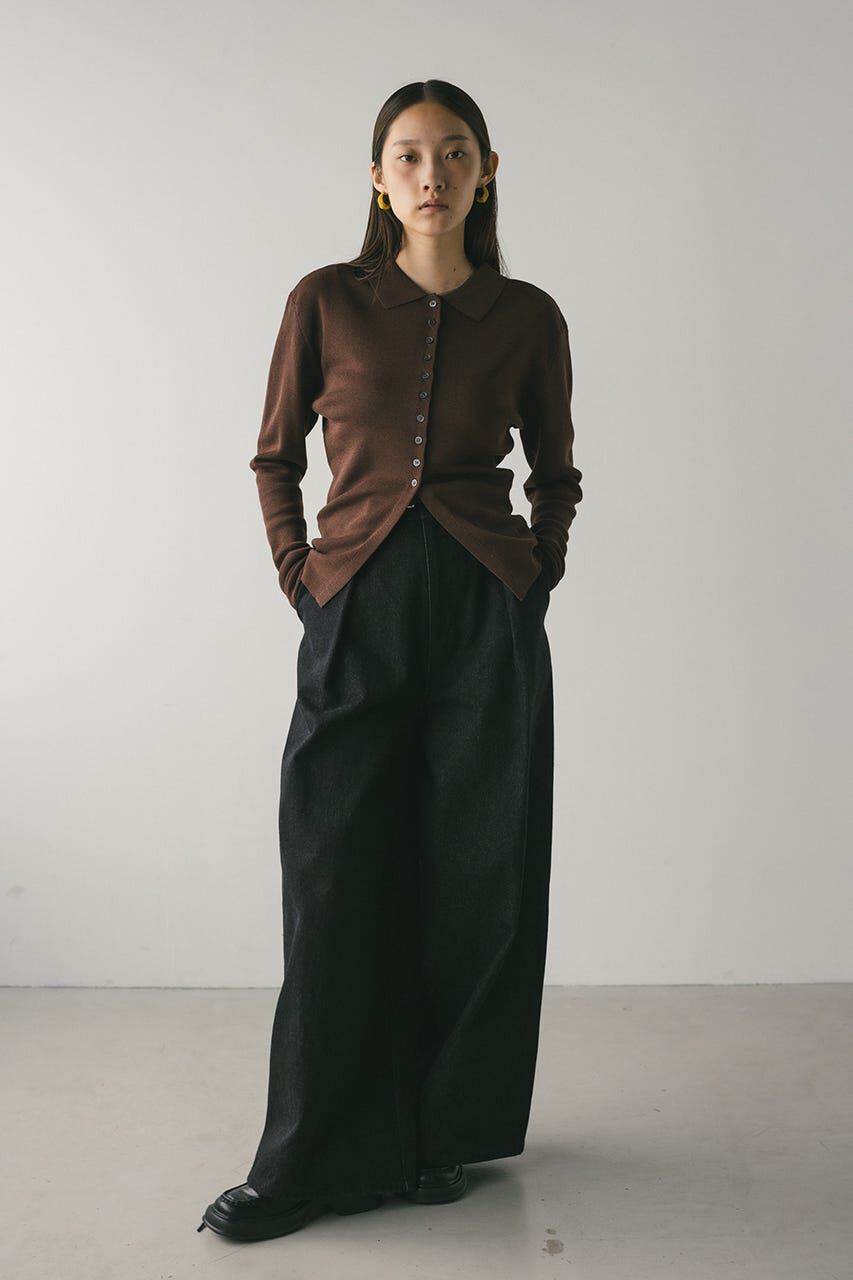 STYLEMIXER「2WAYカラーニットポロ」|ニット・セーター|