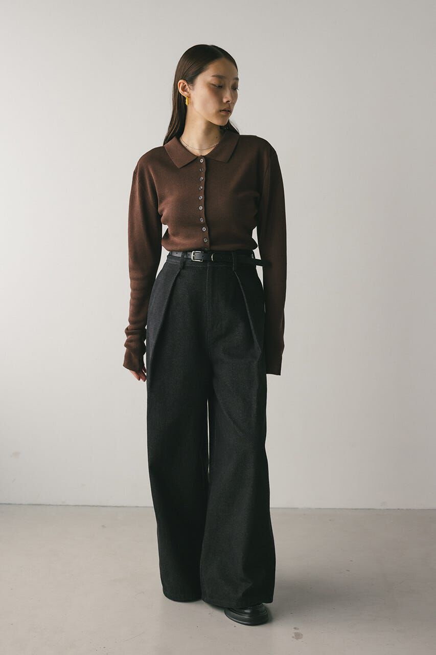 STYLEMIXER「2WAYカラーニットポロ」|ニット・セーター|