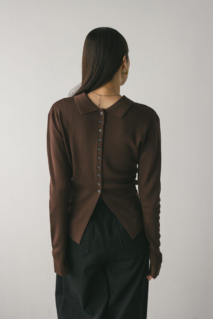 STYLEMIXER「2WAYカラーニットポロ」|ニット・セーター|