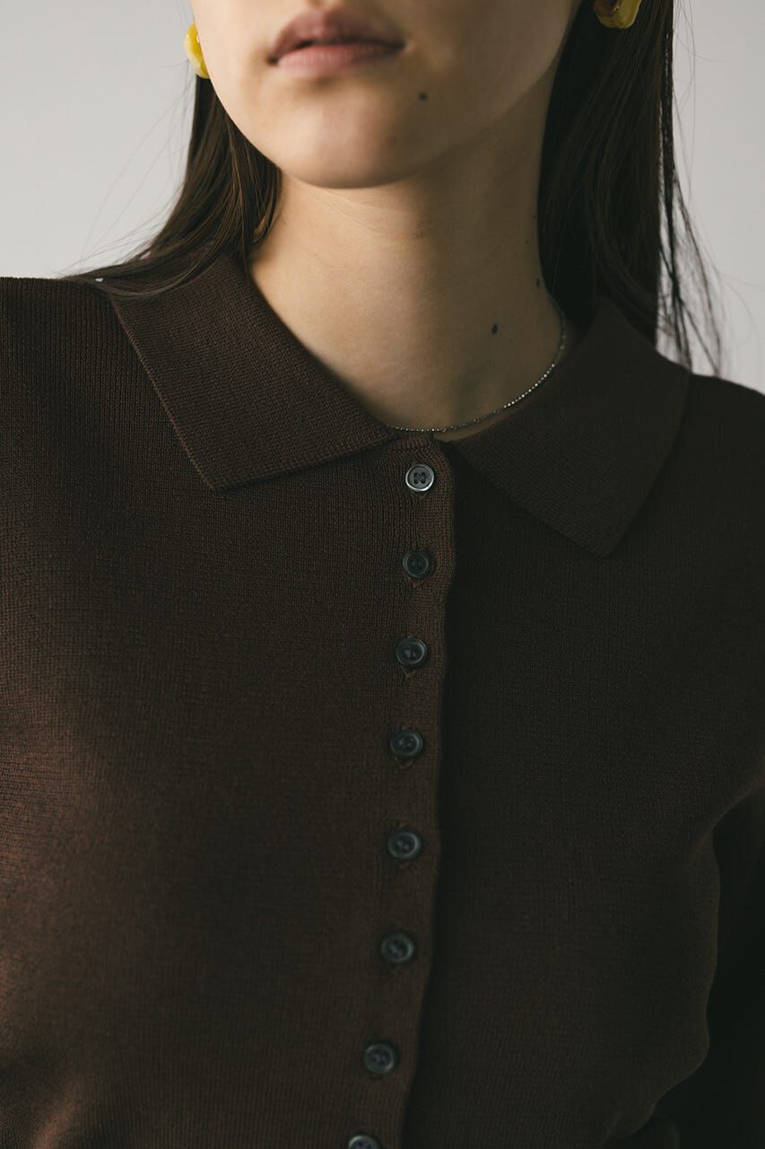 STYLEMIXER「2WAYカラーニットポロ」|ニット・セーター|