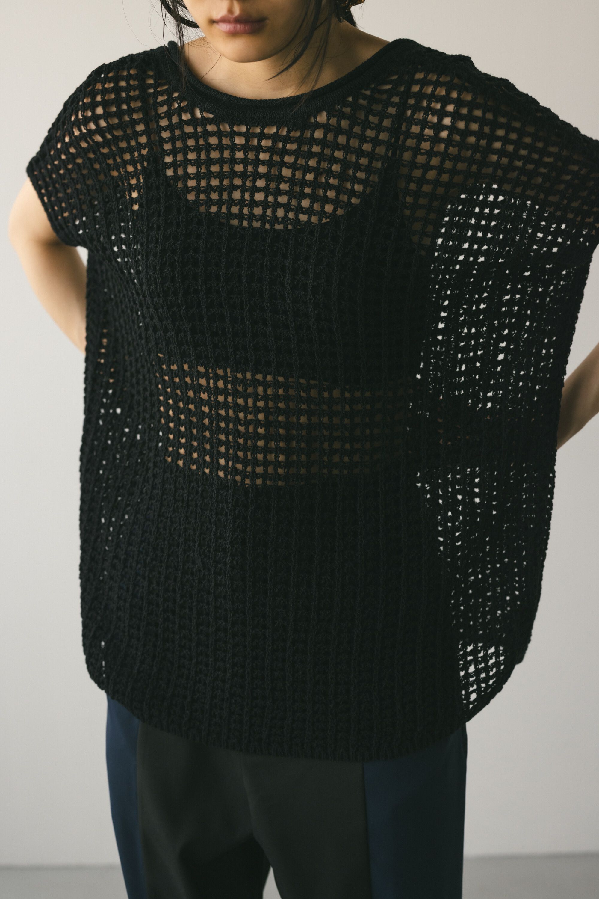 STYLEMIXER「2WAYクロシェニット」|ニット・セーター|