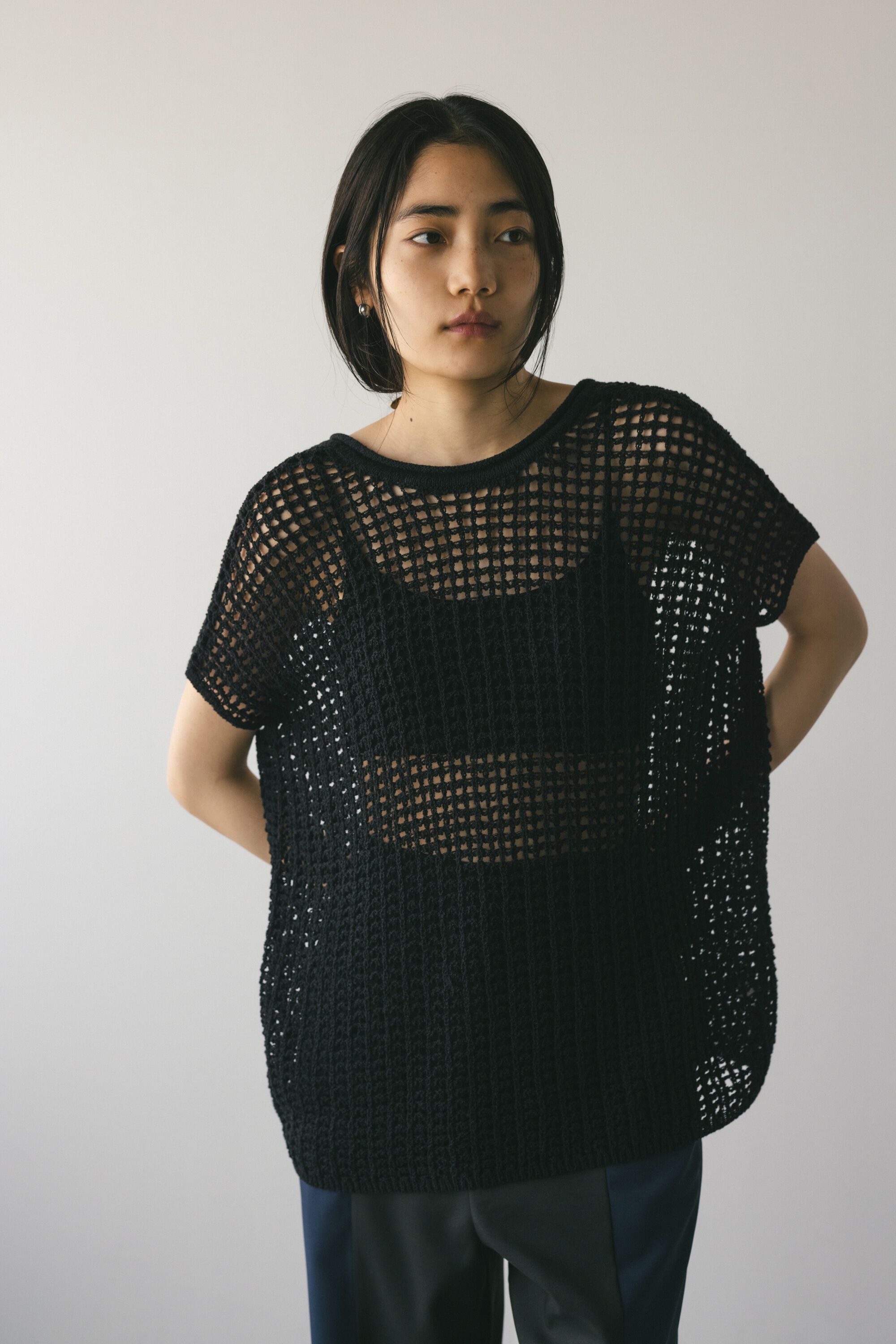 STYLEMIXER「2WAYクロシェニット」|ニット・セーター|