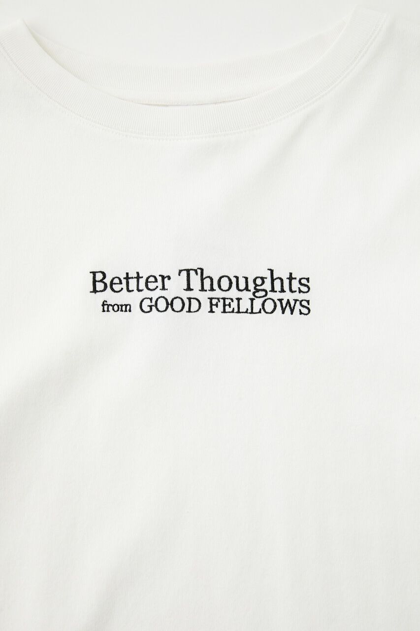 MOUSSY「EMBROIDERY ROUND HEM L／S トップス」|Tシャツ・カットソー|