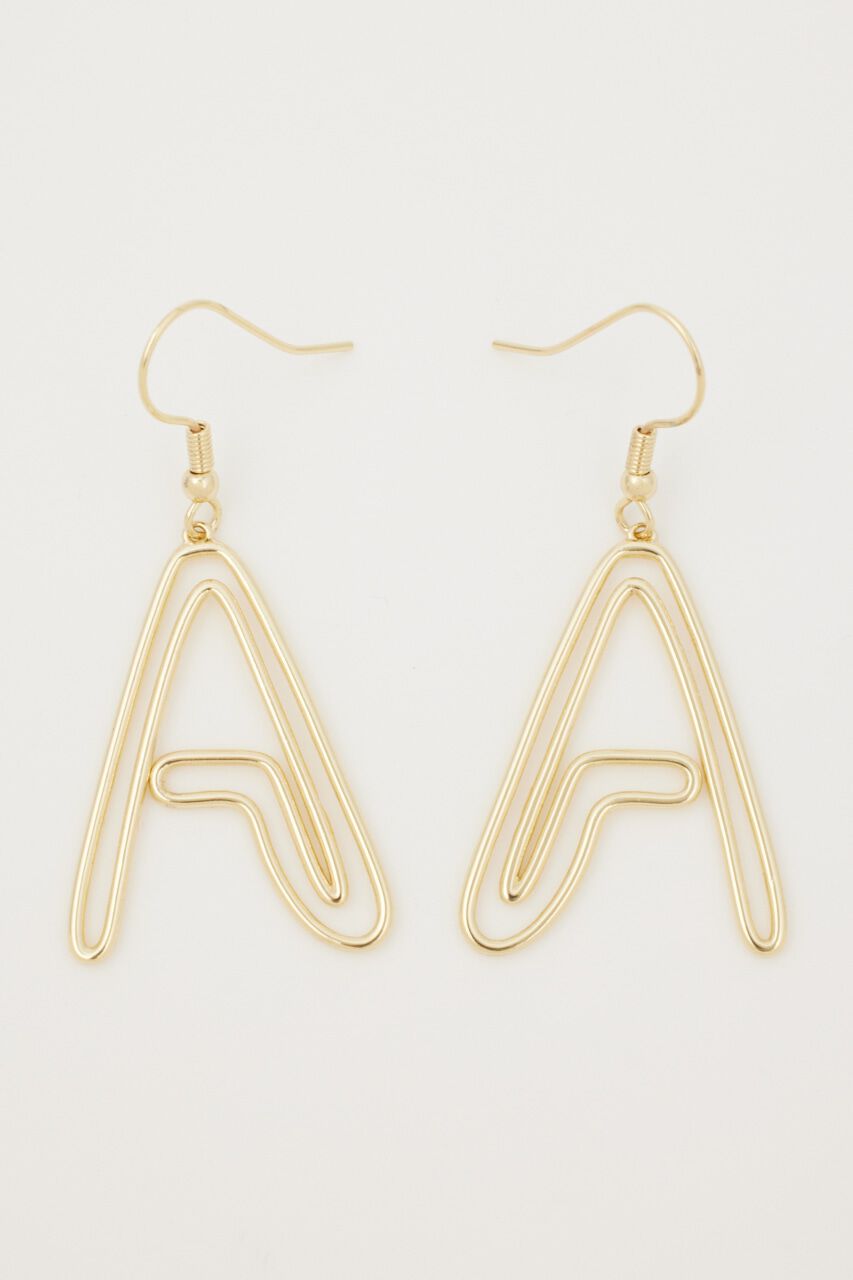 rienda「Aラインピアス」|ピアス|GLD