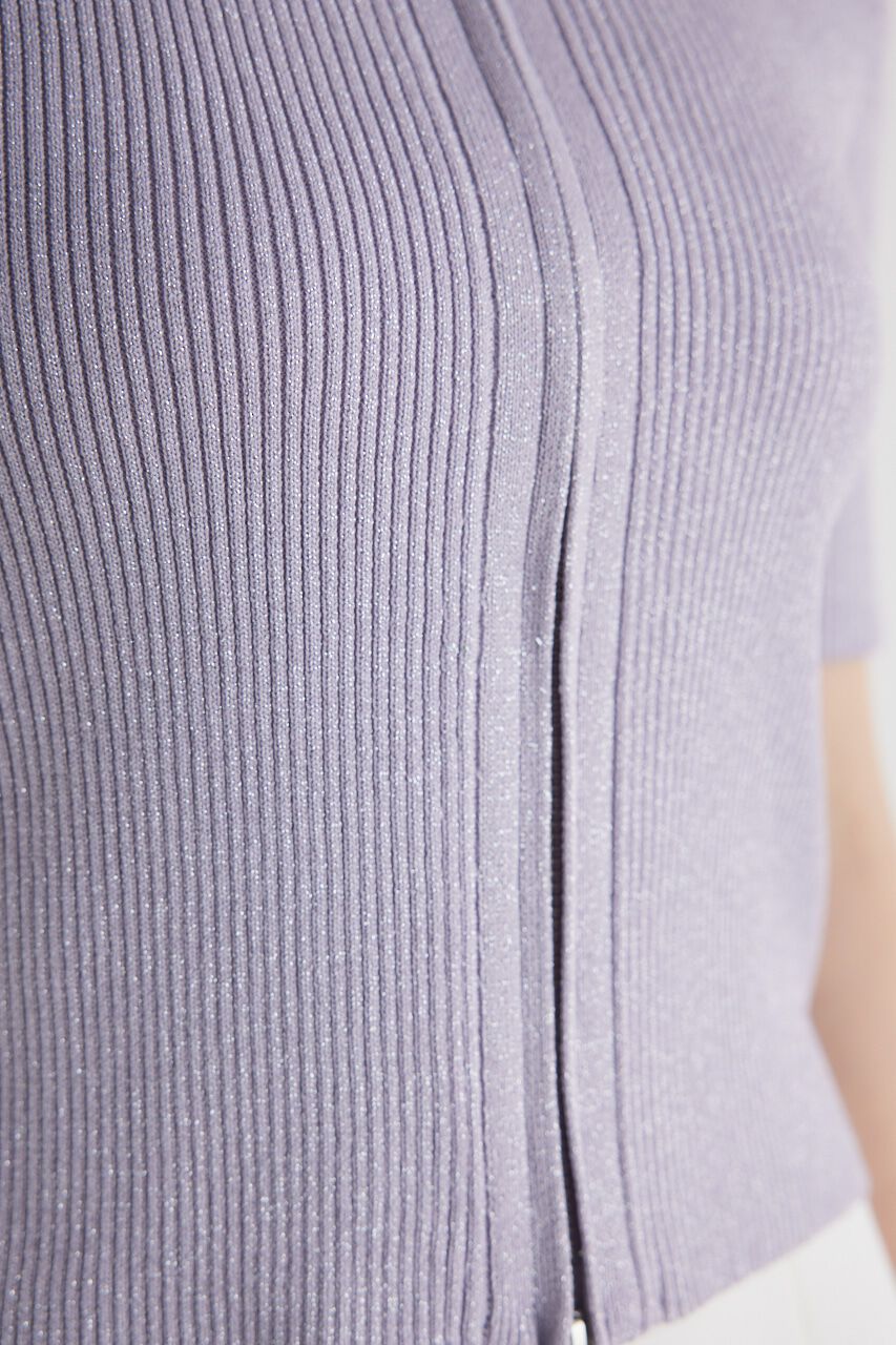rienda「ZIPシャツKnit TOP」|ニット・セーター|