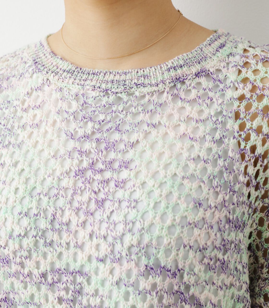 RODEO CROWNS「（WEB限定）メッシュニット＆タンクトップセット」|ニット・セーター|