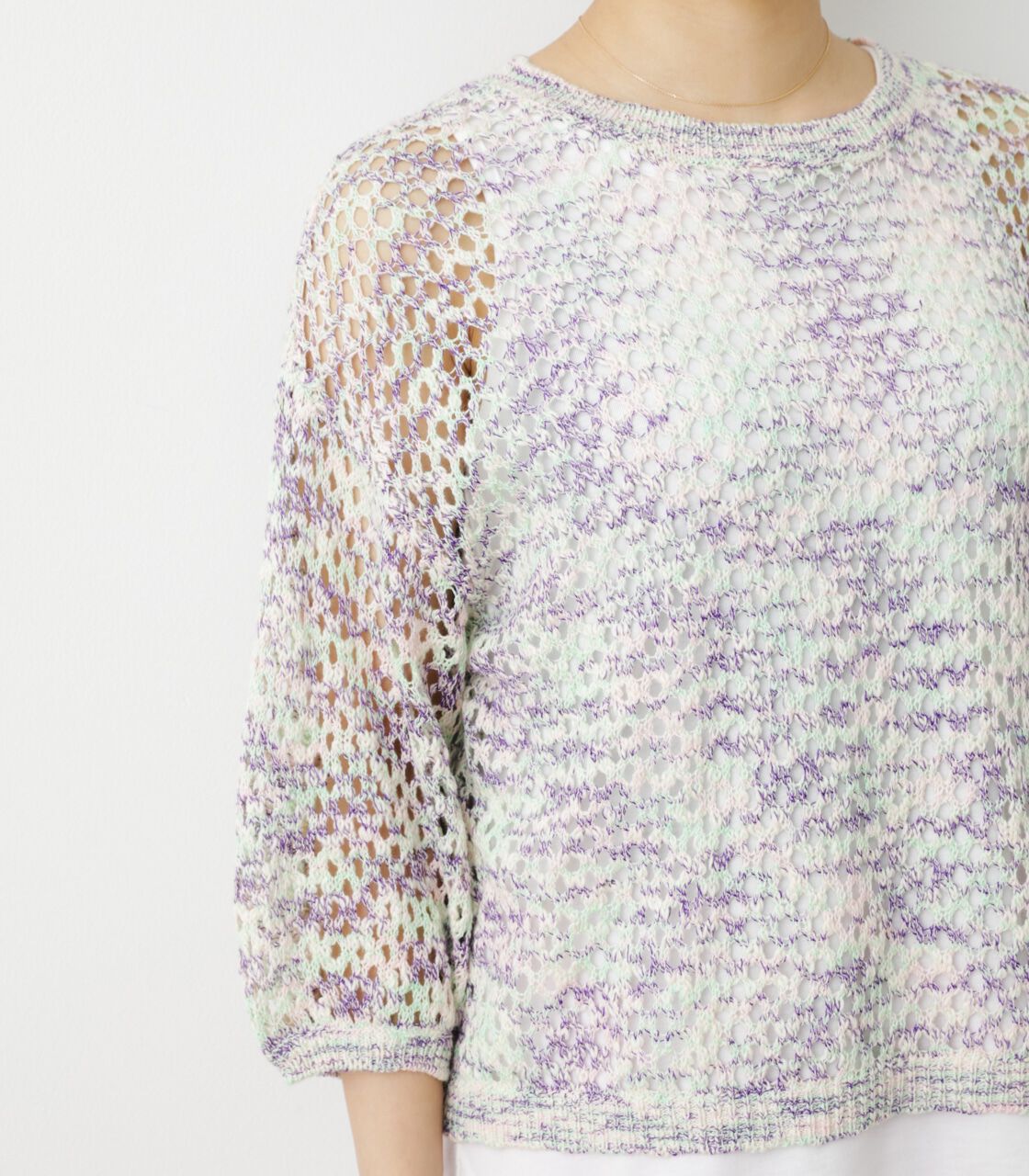 RODEO CROWNS「（WEB限定）メッシュニット＆タンクトップセット」|ニット・セーター|