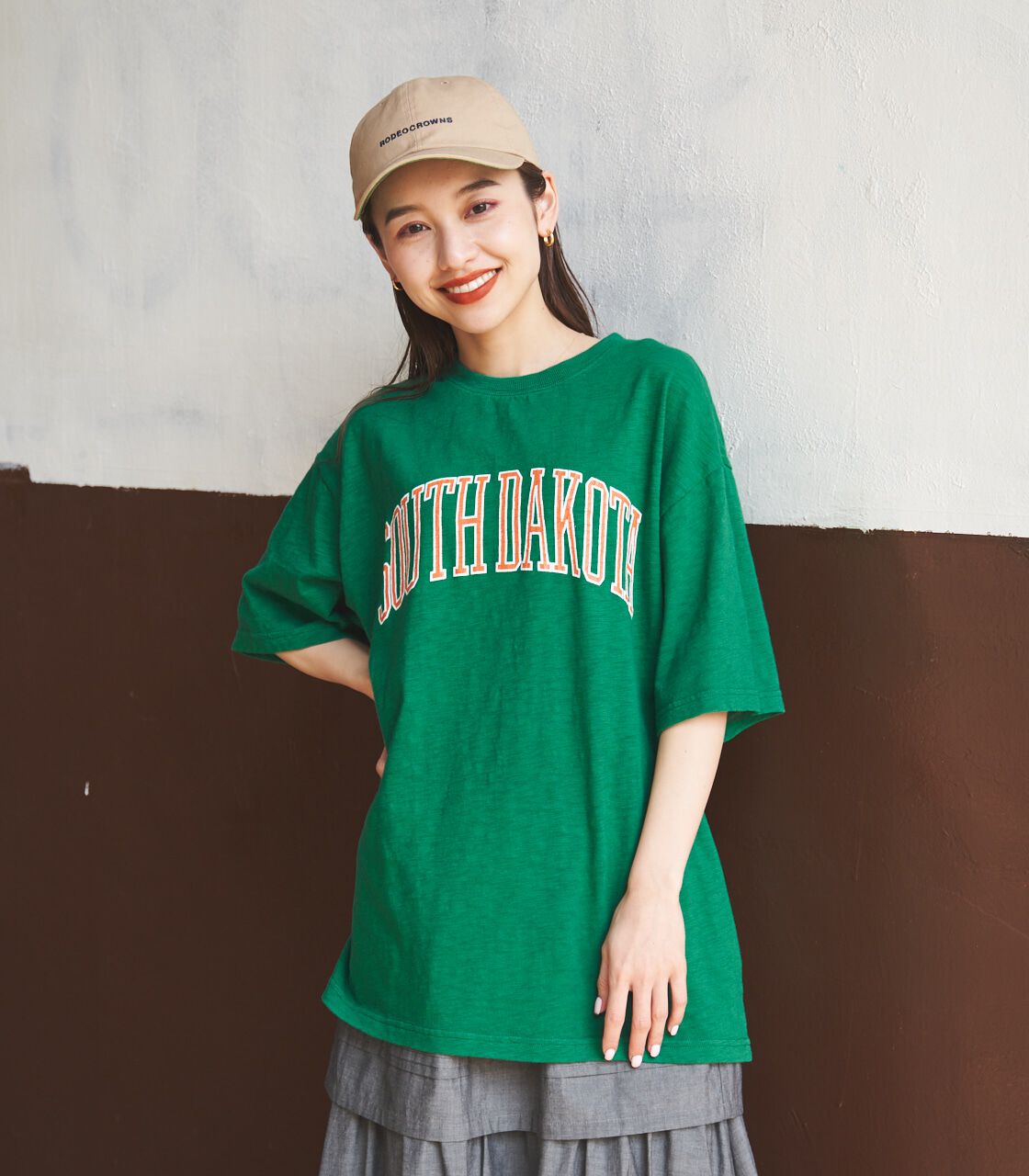 RODEO CROWNS「GOOD OLD カレッジTシャツ」|Tシャツ・カットソー|GRN