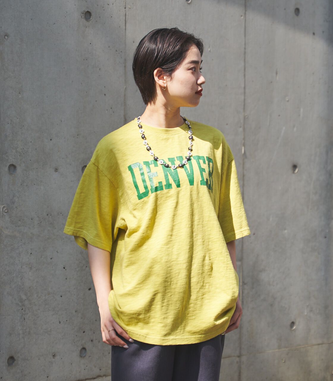 RODEO CROWNS「GOOD OLD カレッジTシャツ」|Tシャツ・カットソー|YEL