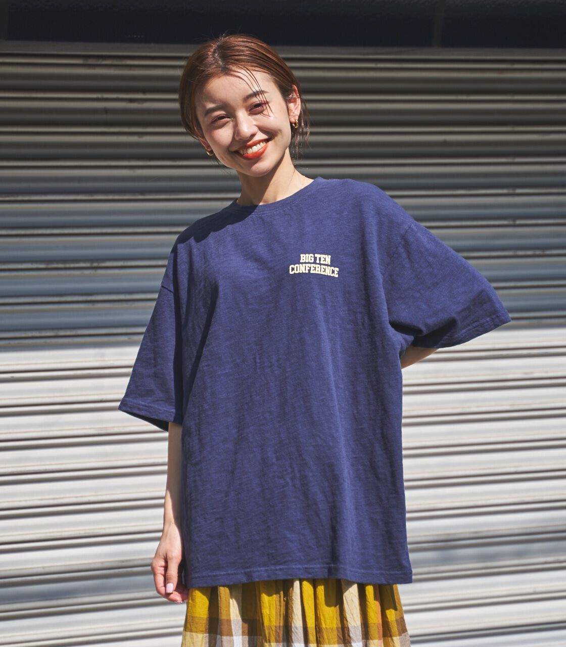 RODEO CROWNS「GOOD OLD カレッジTシャツ」|Tシャツ・カットソー|NVY