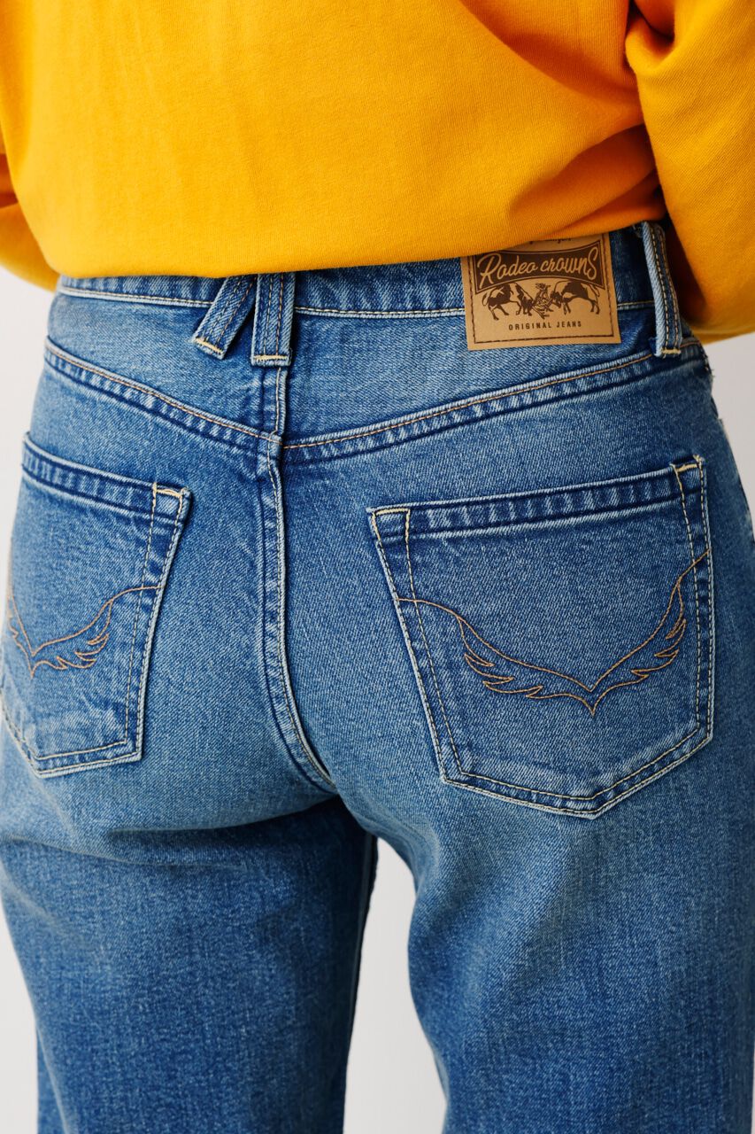 RODEO CROWNS「Rough Chic slim straight」|デニム|