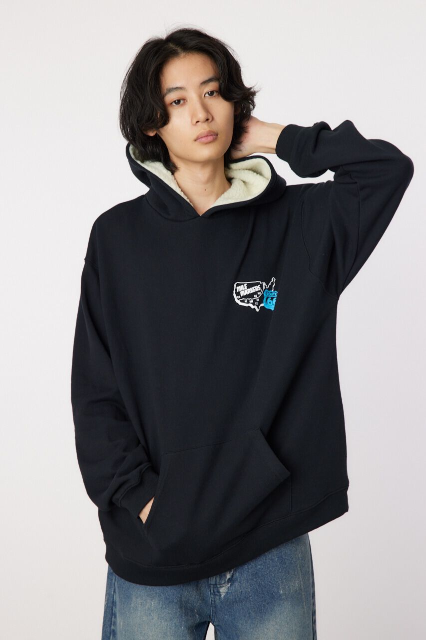 RODEO CROWNS「MILE MARKERS フーディー」|パーカー|BLK