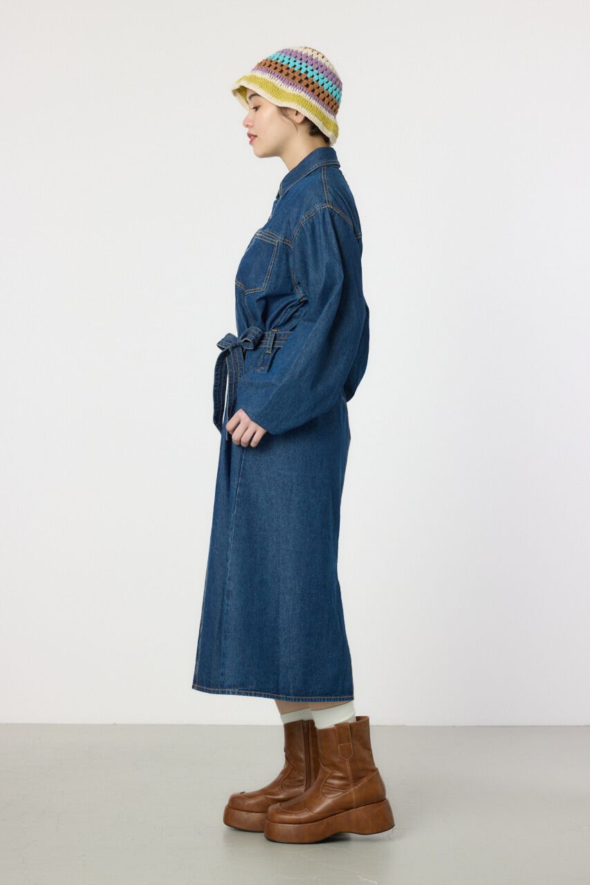 RODEO CROWNS「デニムフレアマキシワンピース」|ワンピース|