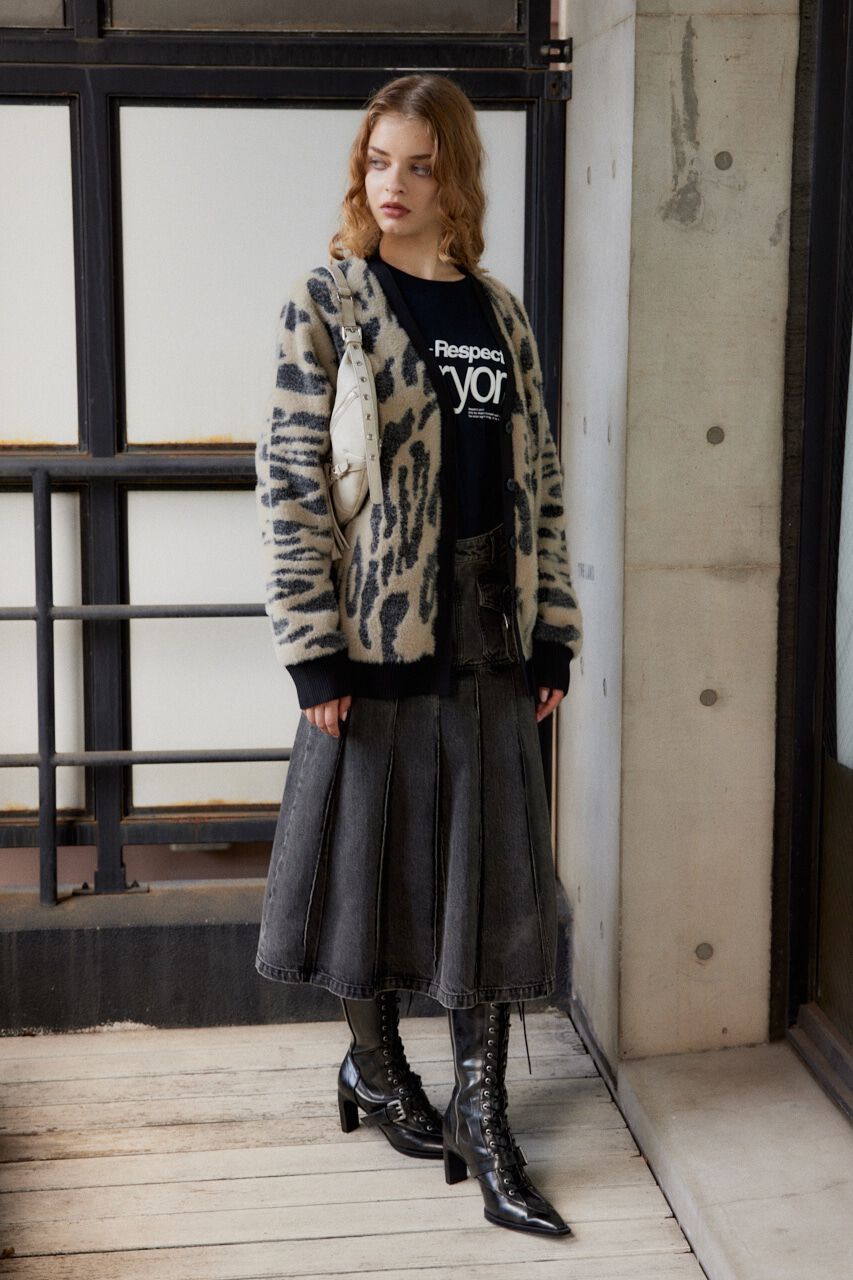 SLY「LEOPARD MOLLE JQ カーディガン」|カーディガン|