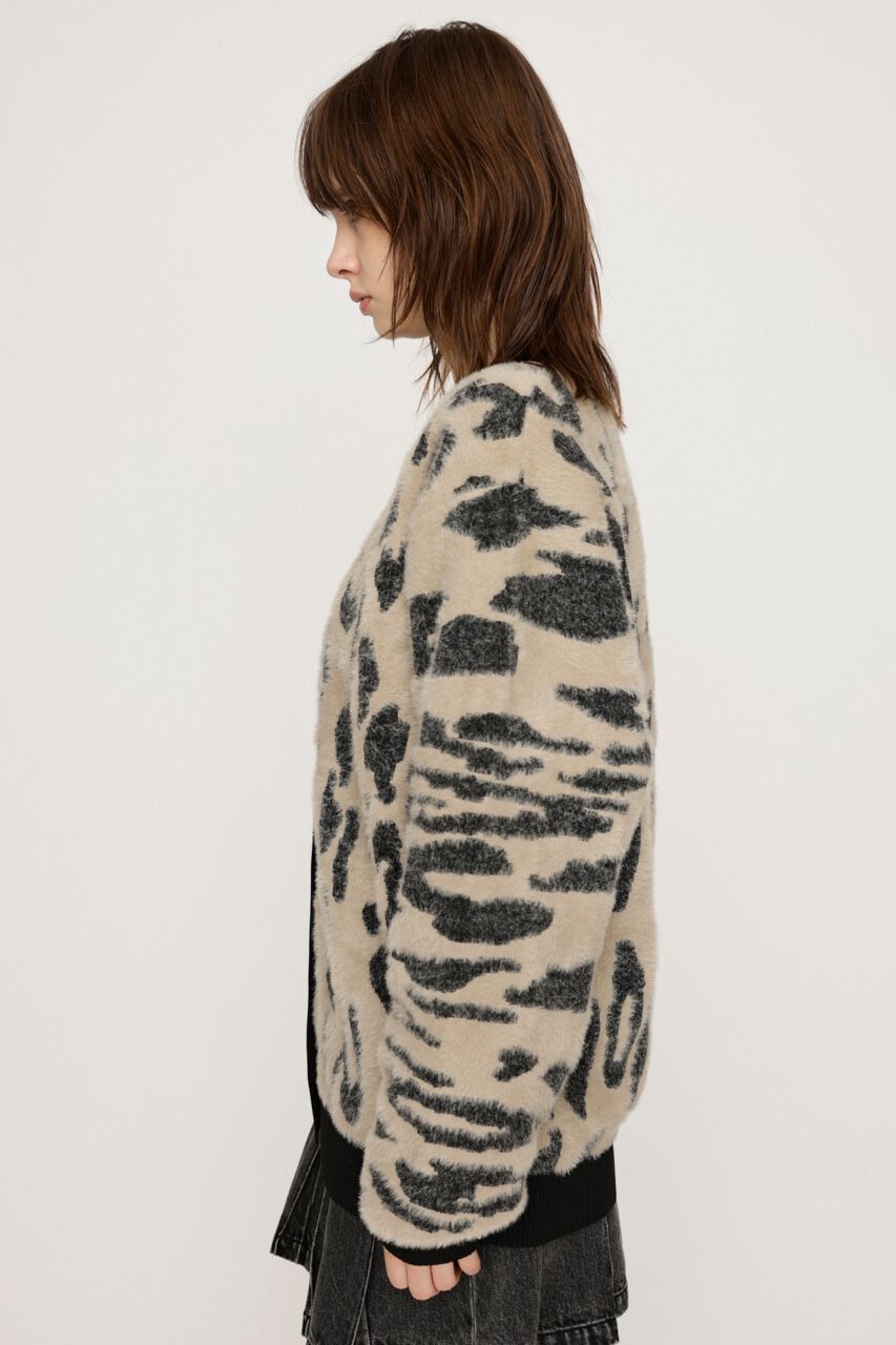 SLY「LEOPARD MOLLE JQ カーディガン」|カーディガン|