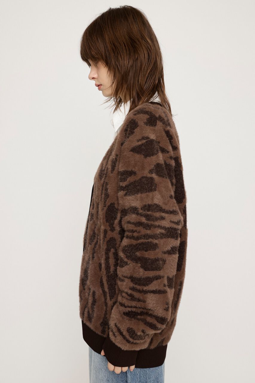 SLY「LEOPARD MOLLE JQ カーディガン」|カーディガン|