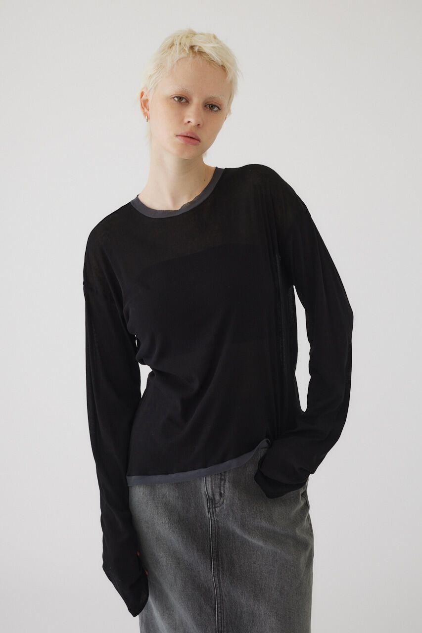 RIM.ARK 「Cotton diagonal cut tops」|Tシャツ・カットソー|