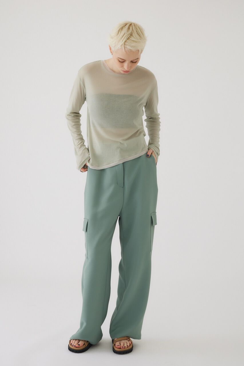 RIM.ARK 「Cotton diagonal cut tops」|Tシャツ・カットソー|