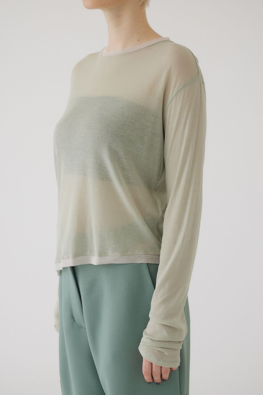 RIM.ARK 「Cotton diagonal cut tops」|Tシャツ・カットソー|