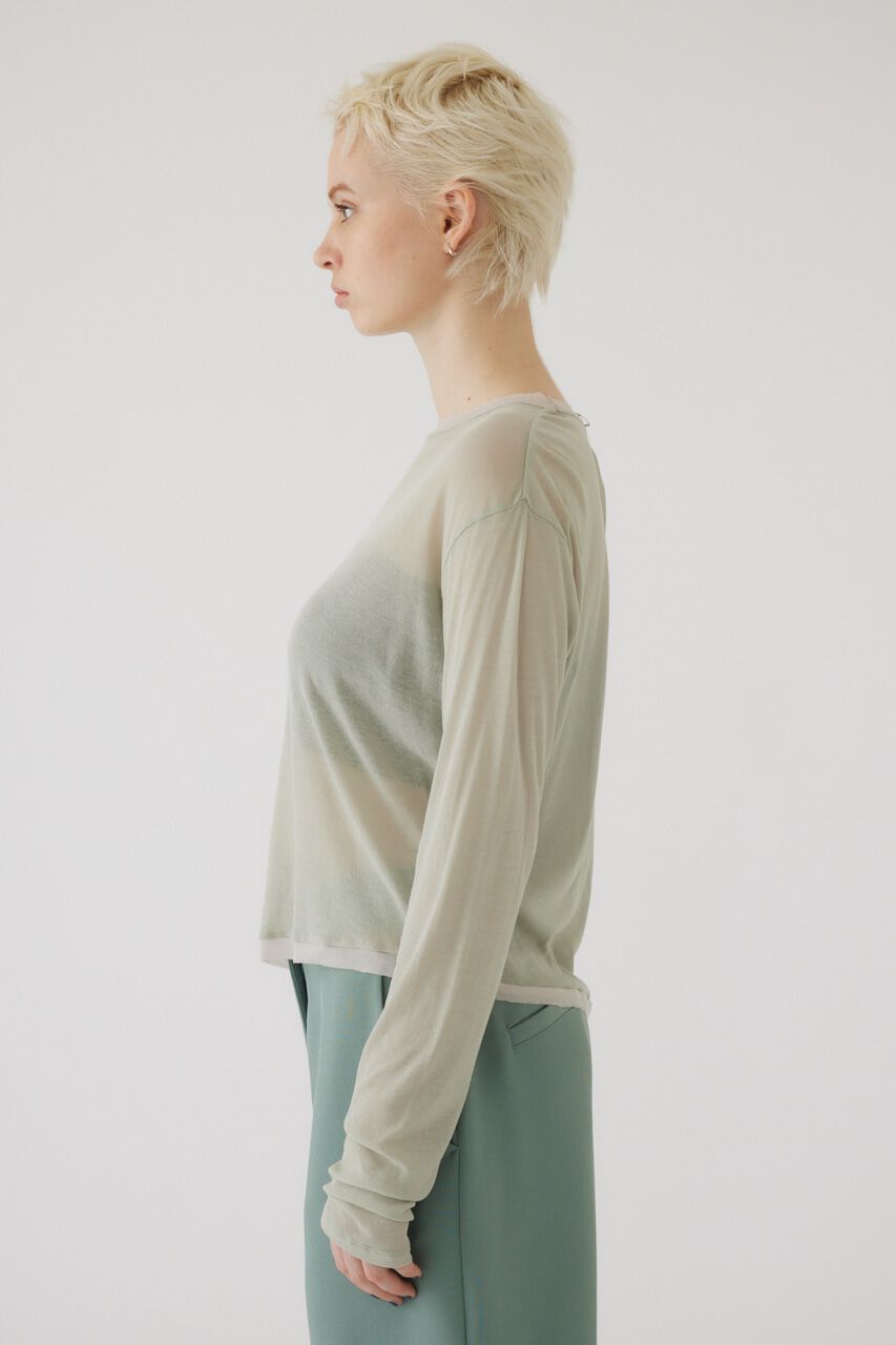 RIM.ARK 「Cotton diagonal cut tops」|Tシャツ・カットソー|