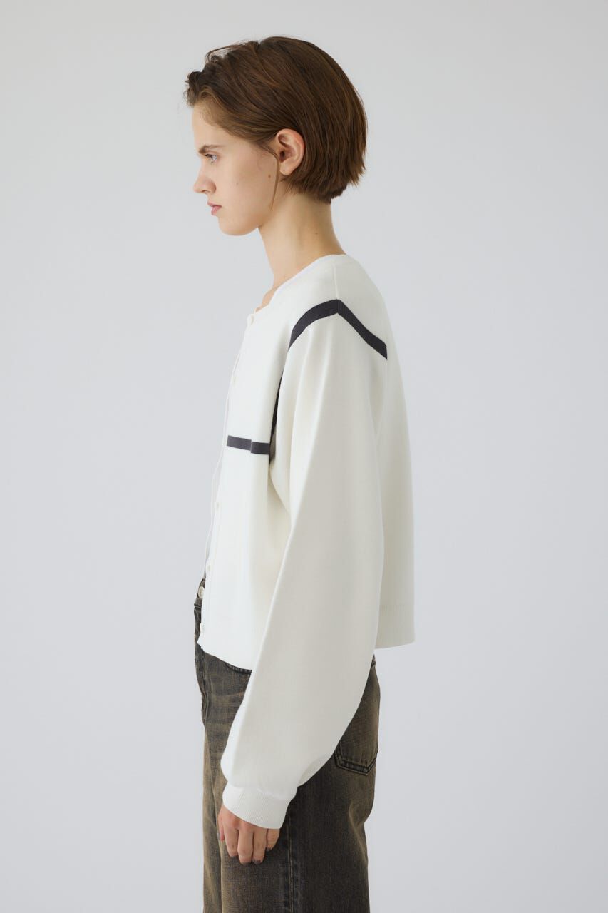 RIM.ARK 「Line compact knit CD」|カーディガン|