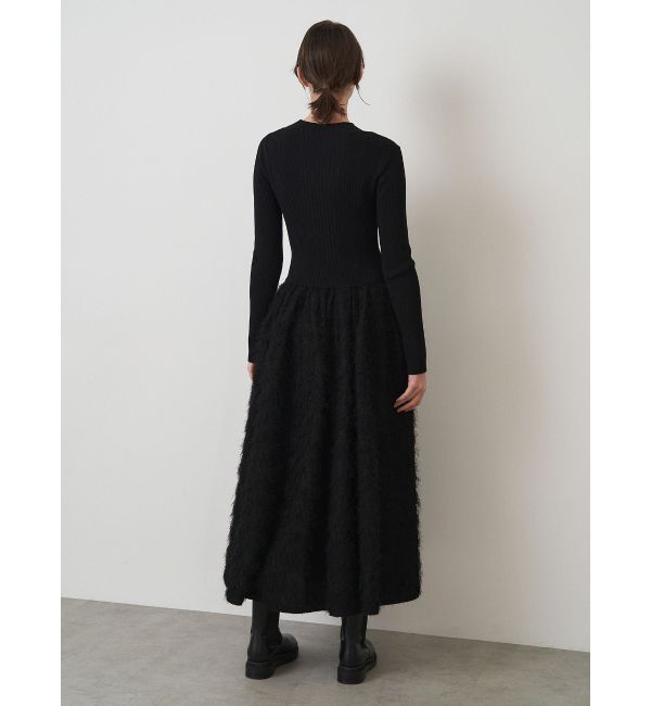 ELENDEEK「MATERIAL DOCKING KNIT OP」|ワンピース|