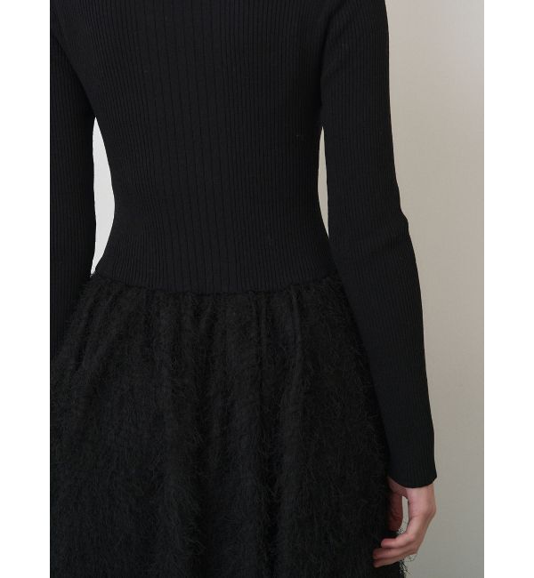 ELENDEEK「MATERIAL DOCKING KNIT OP」|ワンピース|