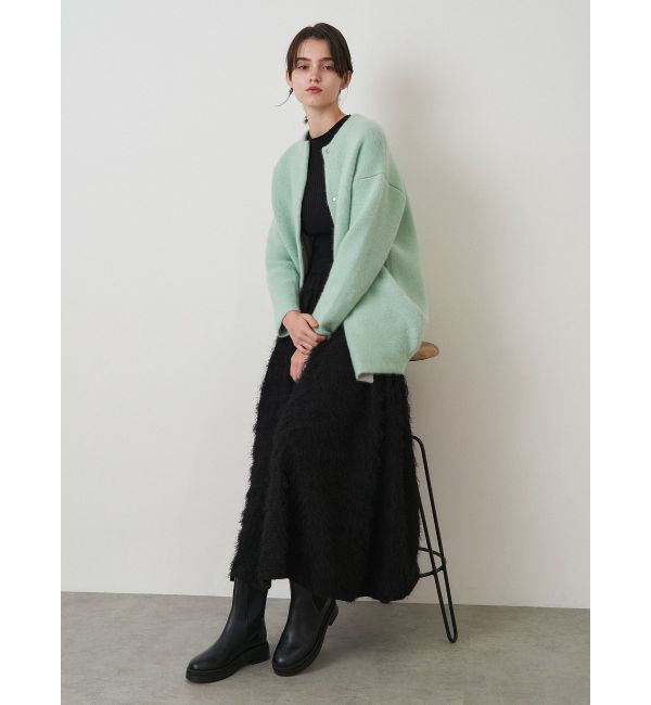 ELENDEEK「MATERIAL DOCKING KNIT OP」|ワンピース|