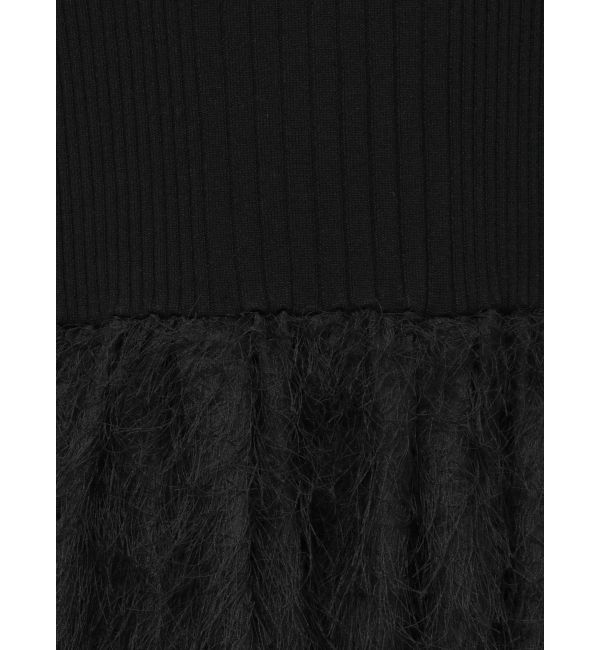 ELENDEEK「MATERIAL DOCKING KNIT OP」|ワンピース|