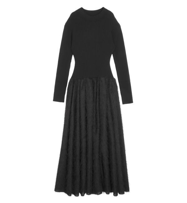 ELENDEEK「MATERIAL DOCKING KNIT OP」|ワンピース|