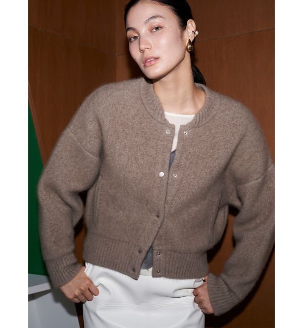 ELENDEEK「CN RACCOON MIX BZ」|カーディガン|