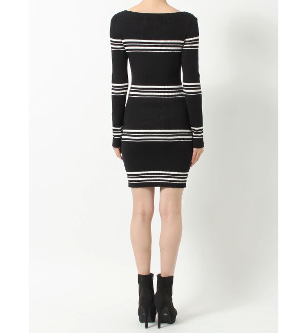 RESEXXY「リブニット長袖ワンピース」|ワンピース|