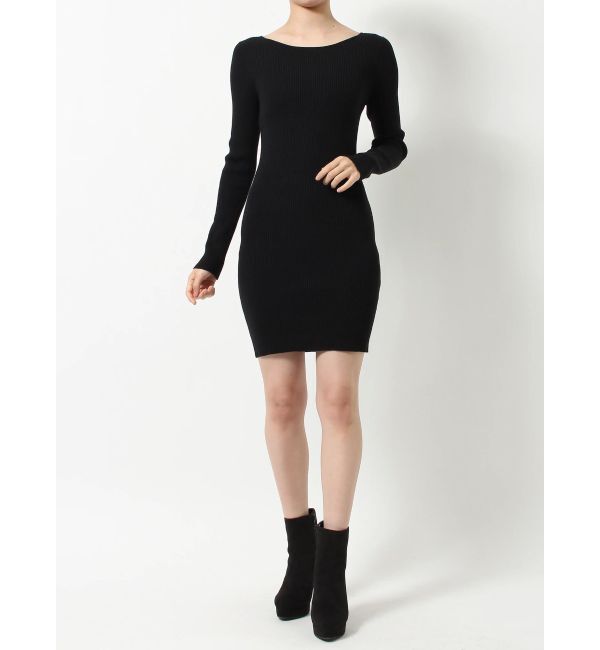 RESEXXY「リブニット長袖ワンピース」|ワンピース|