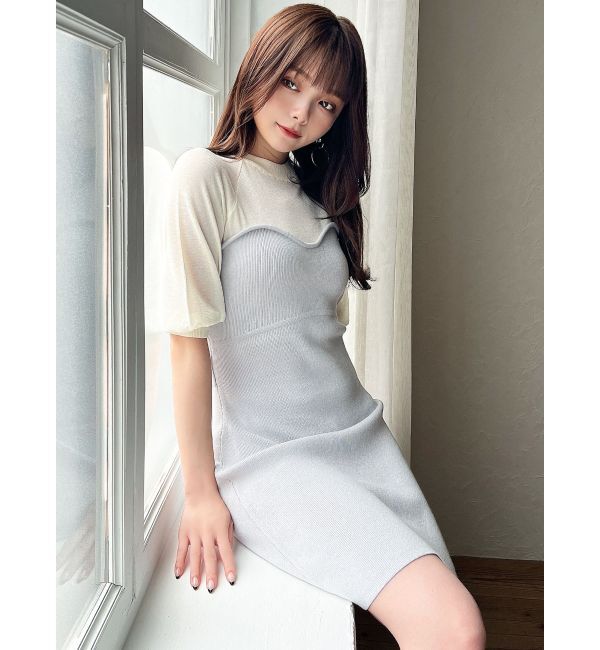 RESEXXY「シアーコンビニットワンピース」|ワンピース|