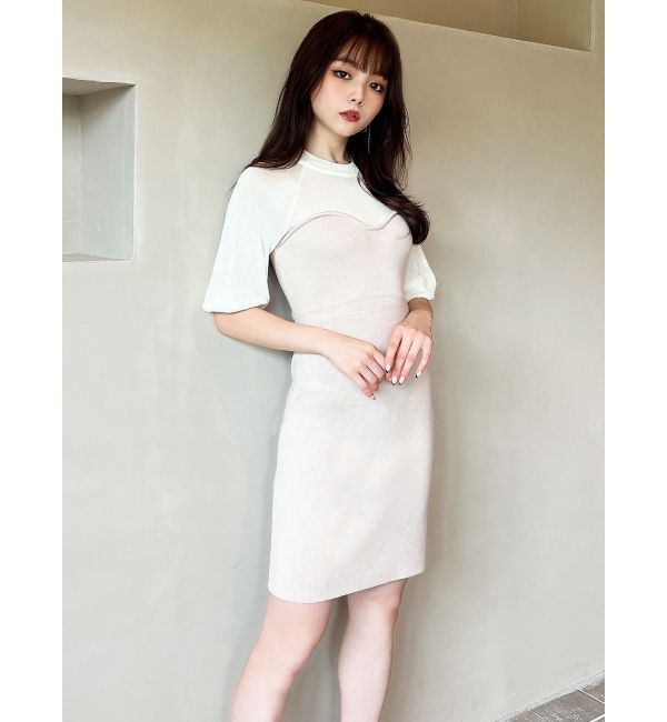 RESEXXY「シアーコンビニットワンピース」|ワンピース|