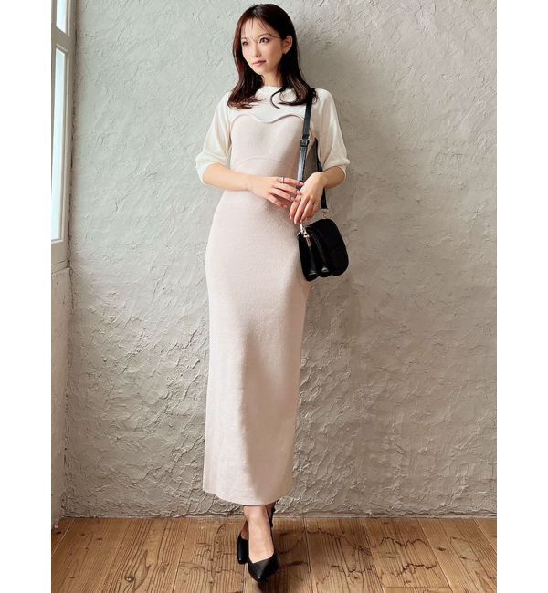 RESEXXY「シアーコンビニットワンピース」|ワンピース|