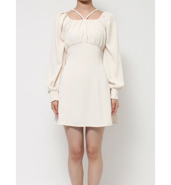 RESEXXY「デコルテデザインミニワンピース」|ワンピース|