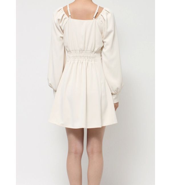 RESEXXY「デコルテデザインミニワンピース」|ワンピース|