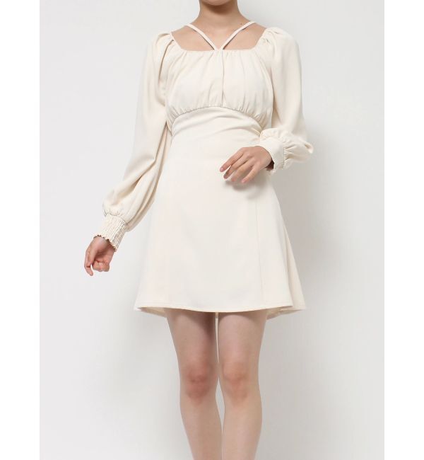 RESEXXY「デコルテデザインミニワンピース」|ワンピース|