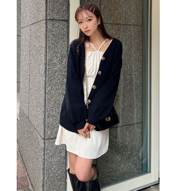 RESEXXY「デコルテデザインミニワンピース」|ワンピース|