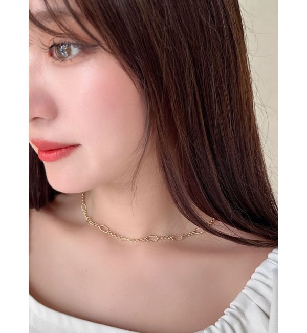 RESEXXY「オーバルチェーンネックレス」|ネックレス|ゴールド
