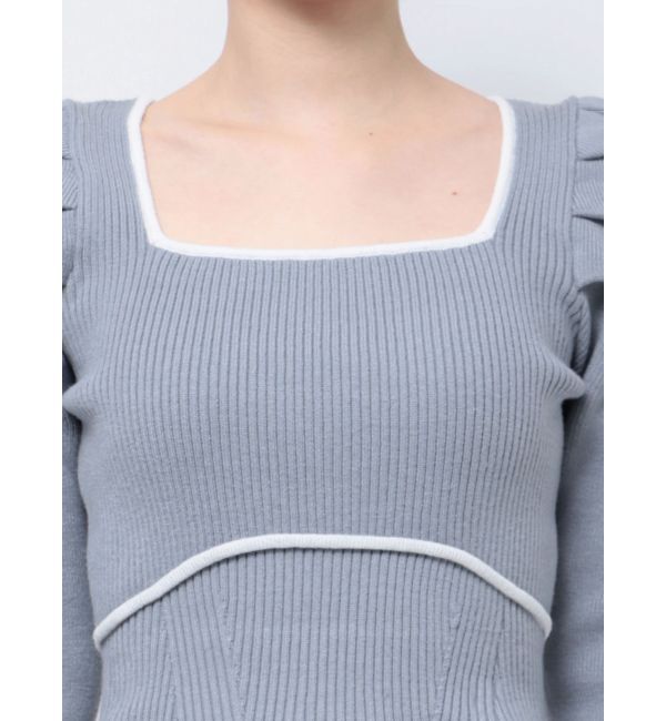 RESEXXY「ドッキングフレアニットワンピース」|ワンピース|