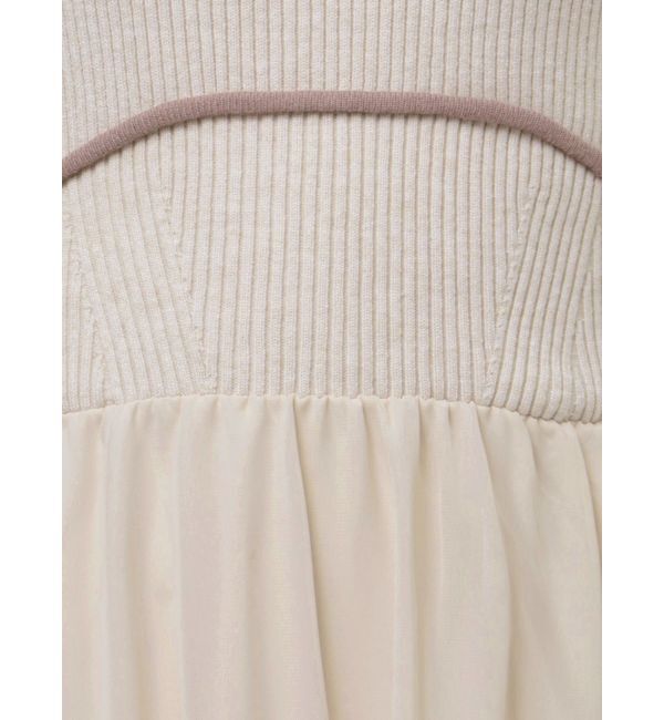 RESEXXY「ドッキングフレアニットワンピース」|ワンピース|