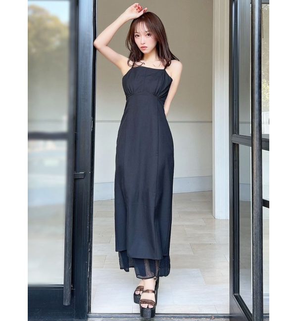 RESEXXY「シアーヘムキャミワンピース【セットアップ着用可能】」|ワンピース|