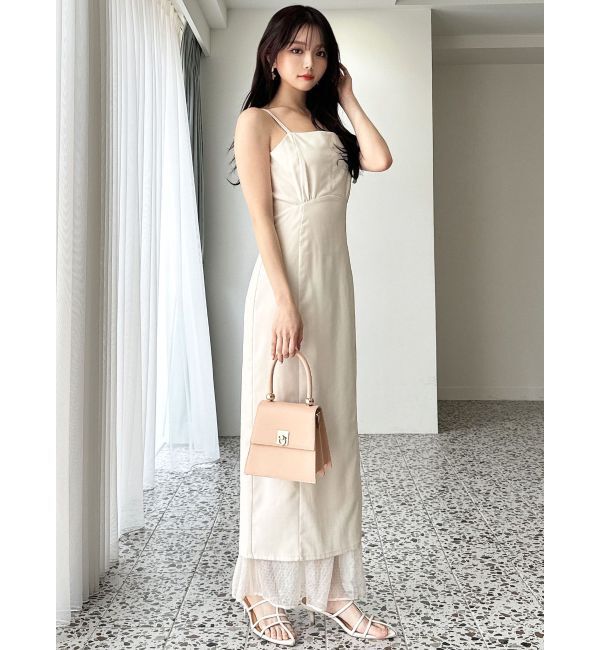 RESEXXY「シアーヘムキャミワンピース【セットアップ着用可能】」|ワンピース|