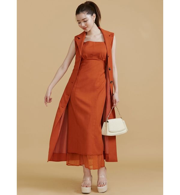 RESEXXY「シアーヘムキャミワンピース【セットアップ着用可能】」|ワンピース|